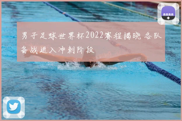 男子足球世界杯2022赛程揭晓 各队备战进入冲刺阶段